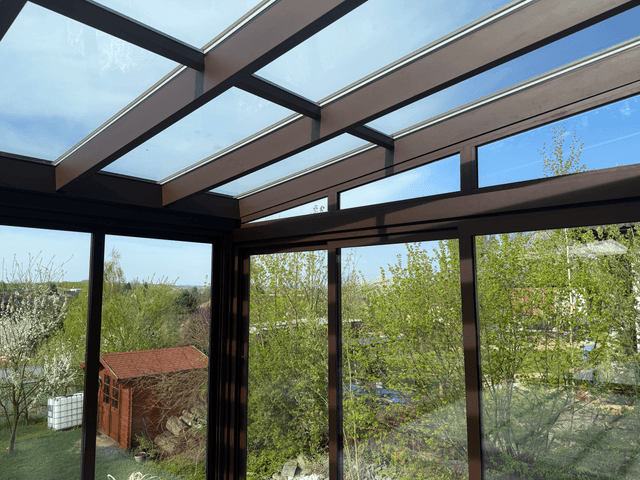 Realizace sezónní zimní zahrady – pohled 3