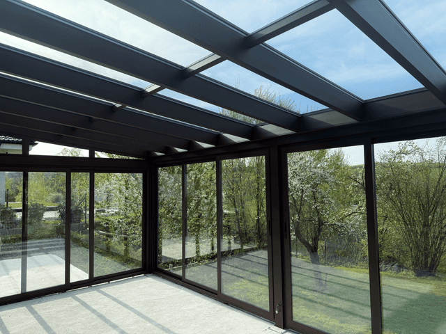 Realizace sezónní zimní zahrady – pohled 4