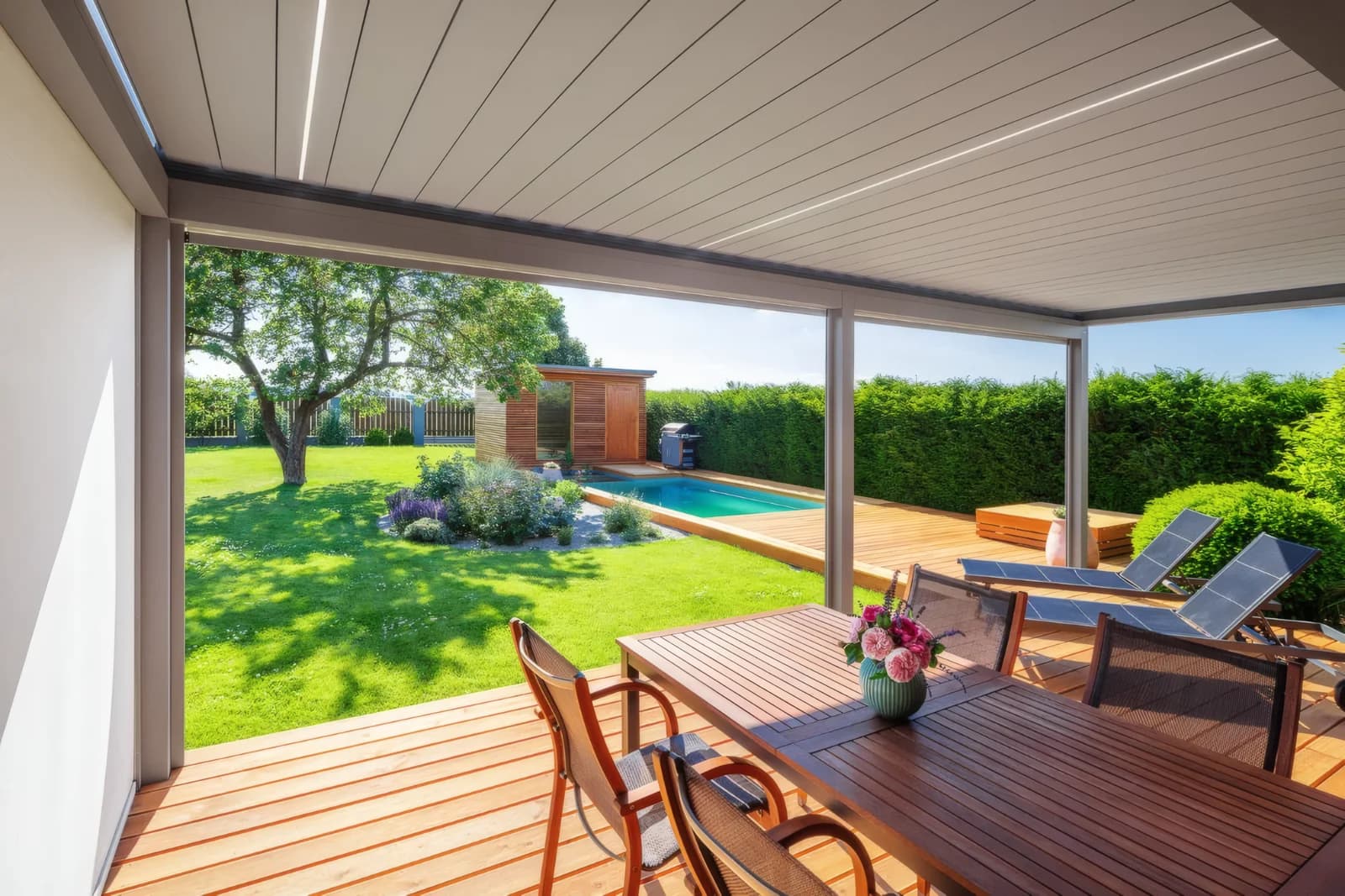 Bioklimatická pergola na míru