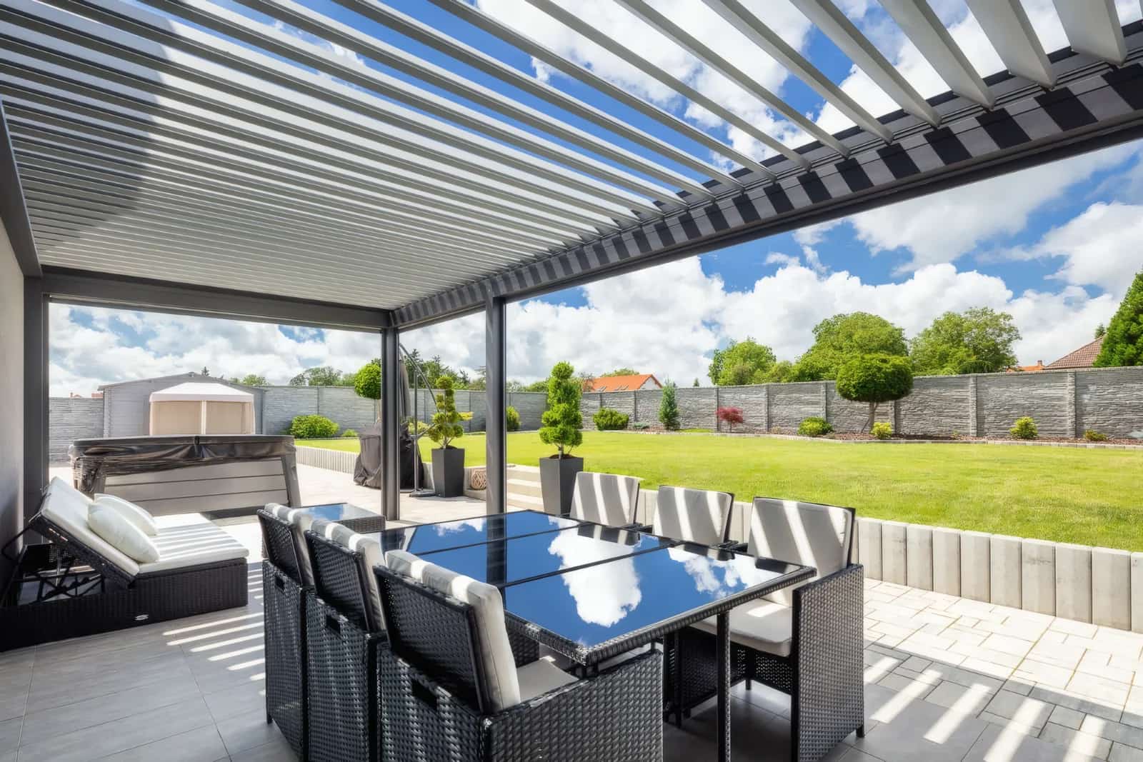 Bioklimatická pergola v akci!