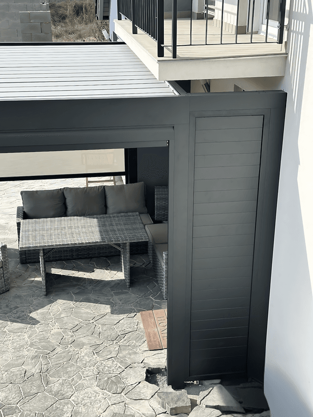 Realizace pergoly se screenovými roletami – 4