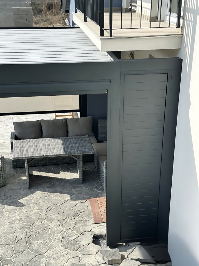 Realizace pergoly se screenovými roletami – 4