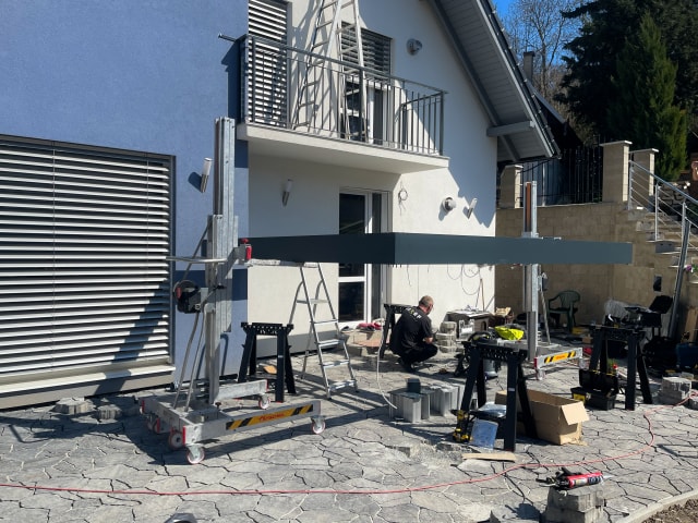 Realizace pergoly se screenovými roletami – 9