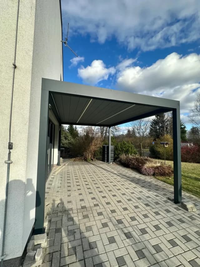 Realizace bioklimatické pergoly – detail 1