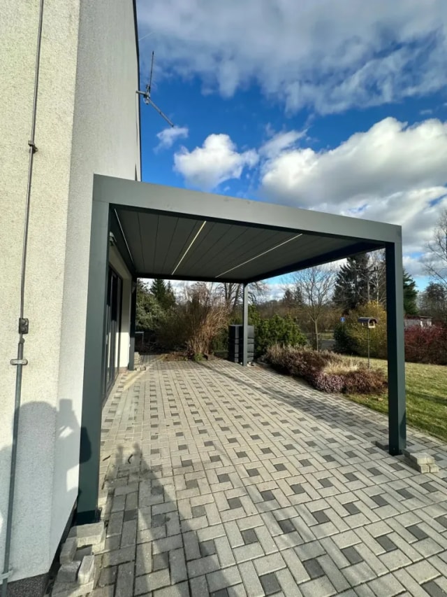 Realizace bioklimatické pergoly – detail 1