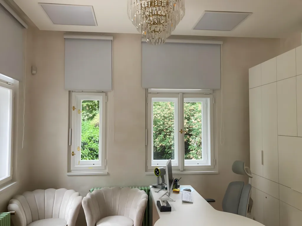 Instalace interiérových stínicích rolet