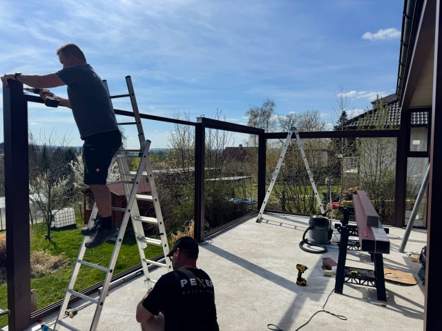 Realizace sezónní zimní zahrady – detail 6