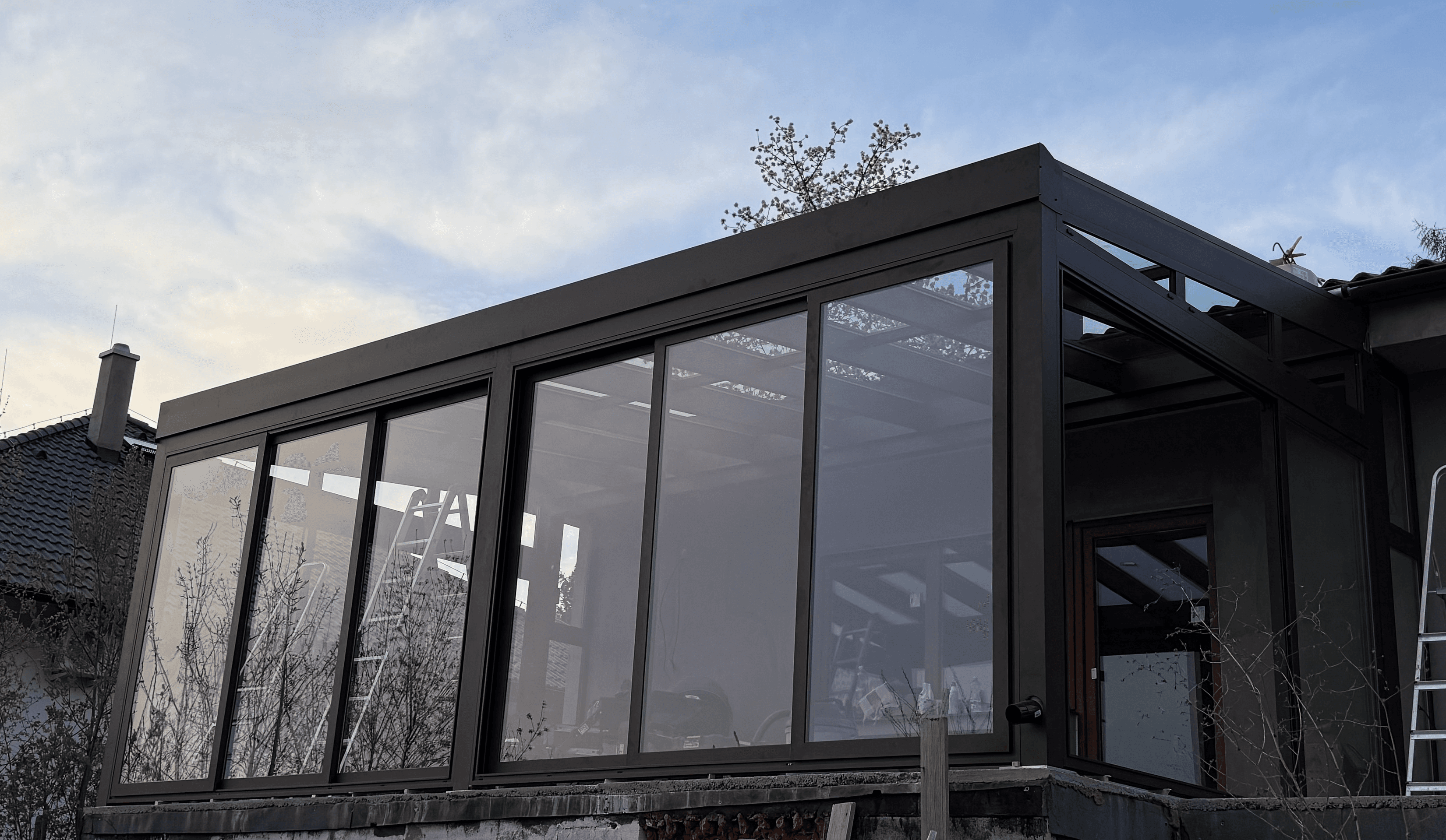 Realizace sezónní zimní zahrady