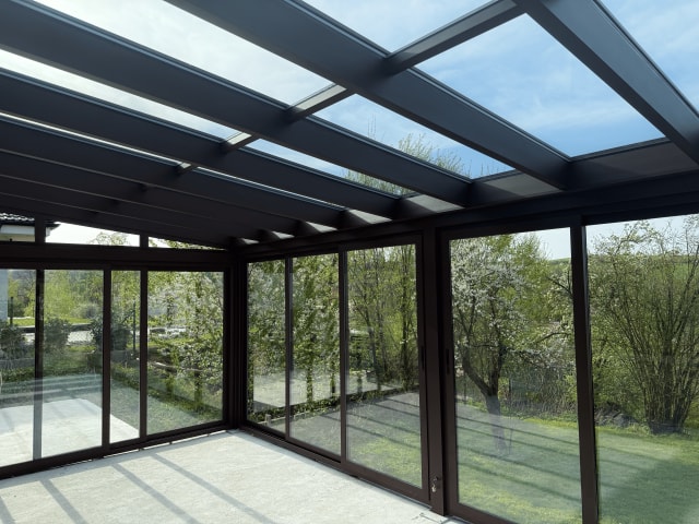 Realizace sezónní zimní zahrady – pohled 4