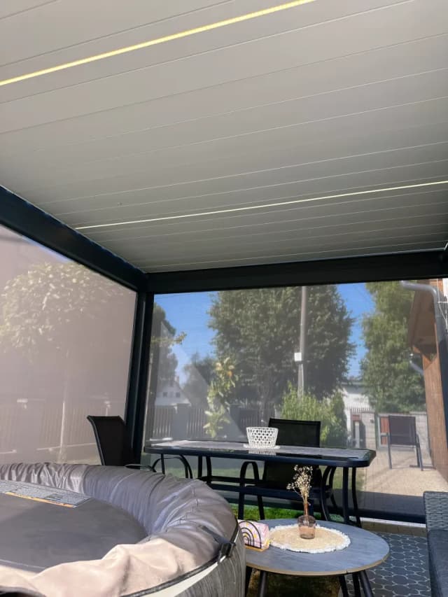 Realizace bioklimatické pergoly – detail 7