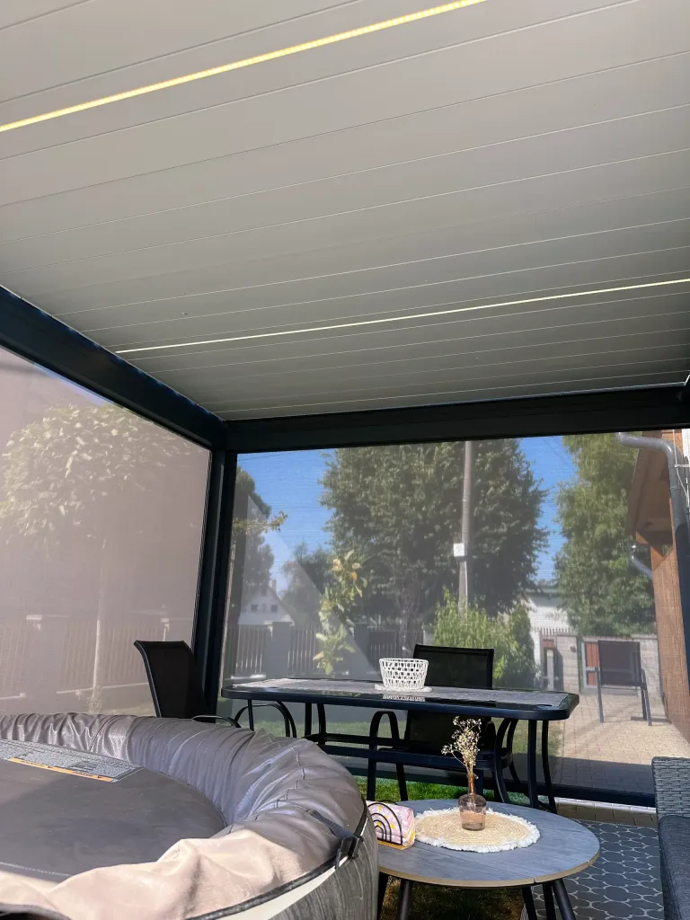 Realizace bioklimatické pergoly – detail 7