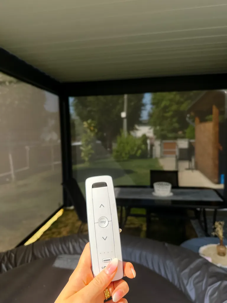 Realizace bioklimatické pergoly – detail 8