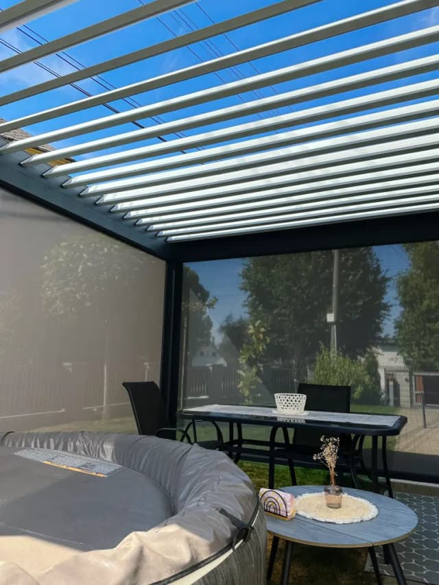 Realizace bioklimatické pergoly – detail 6