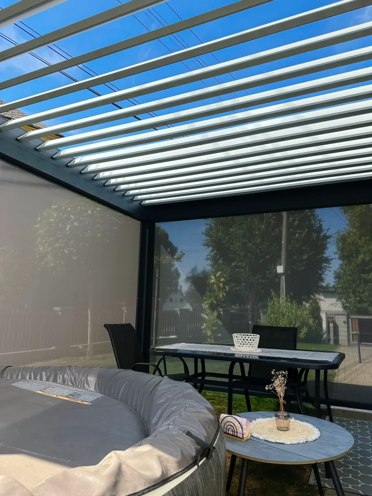 Realizace bioklimatické pergoly – detail 6