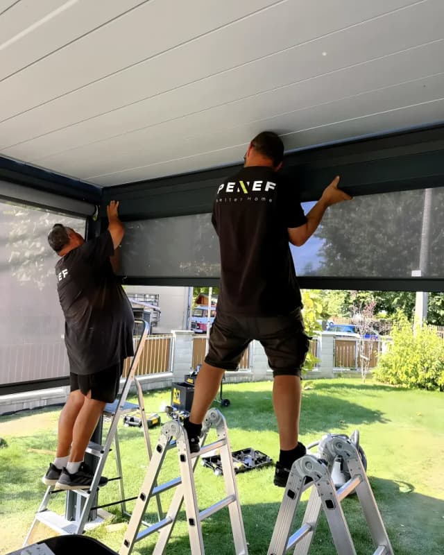 Realizace bioklimatické pergoly – detail 5