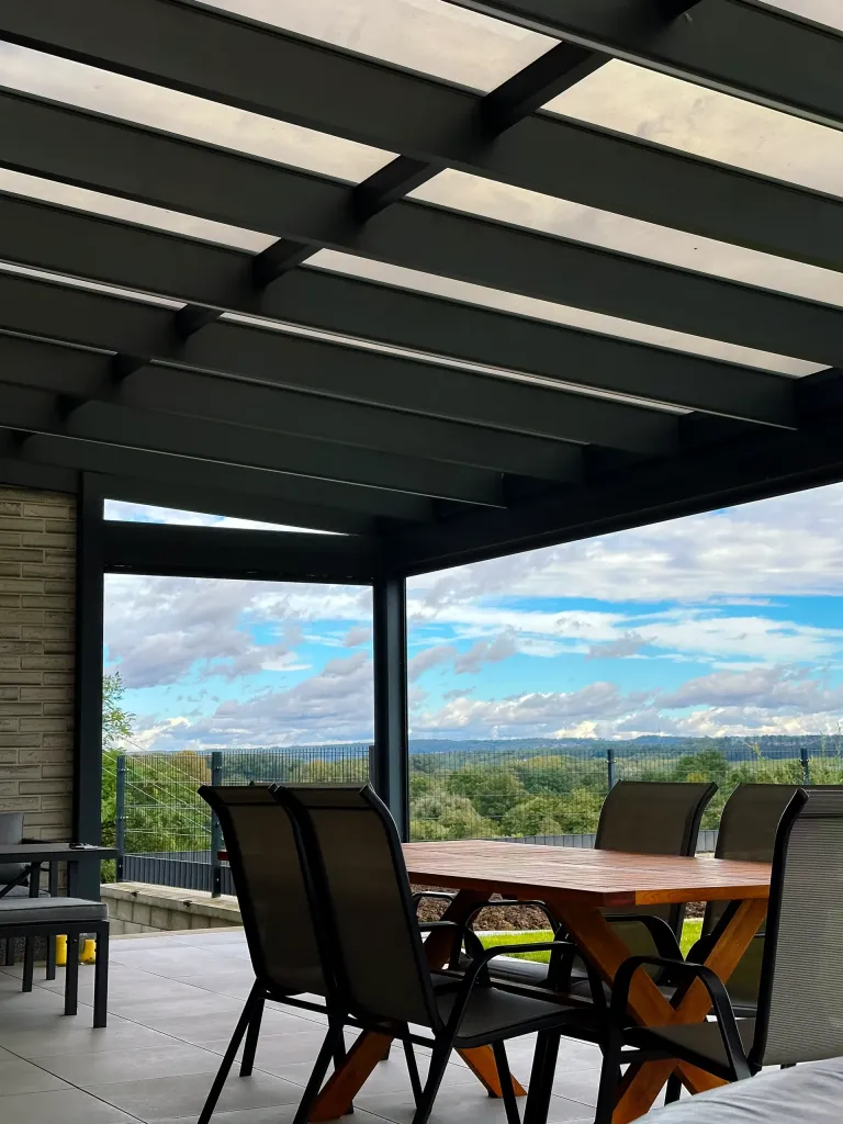 Pergola – detail rolety