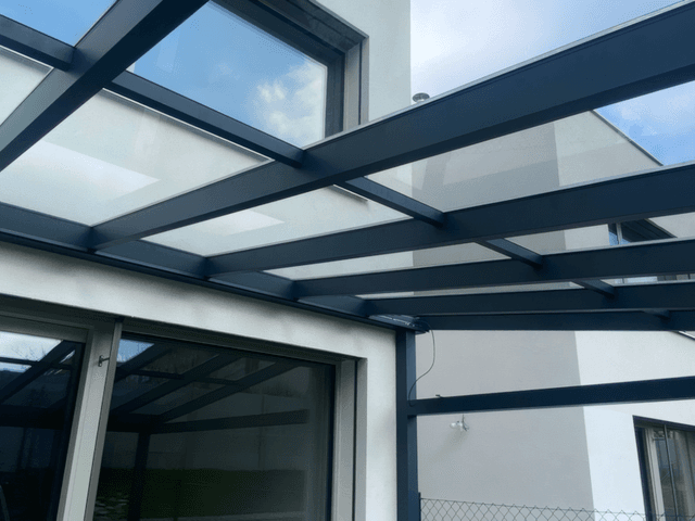 Pergola – konečný výsledek (noc)