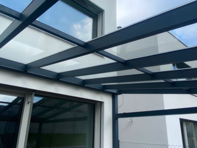 Pergola – konečný výsledek (noc)