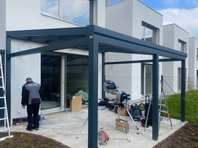 Pergola – detail osvětlení