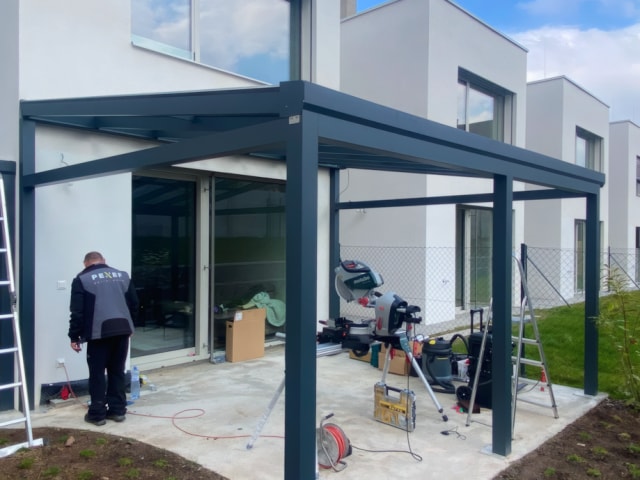 Pergola – detail osvětlení