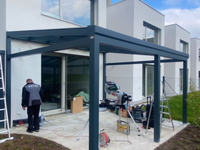 Pergola – detail osvětlení