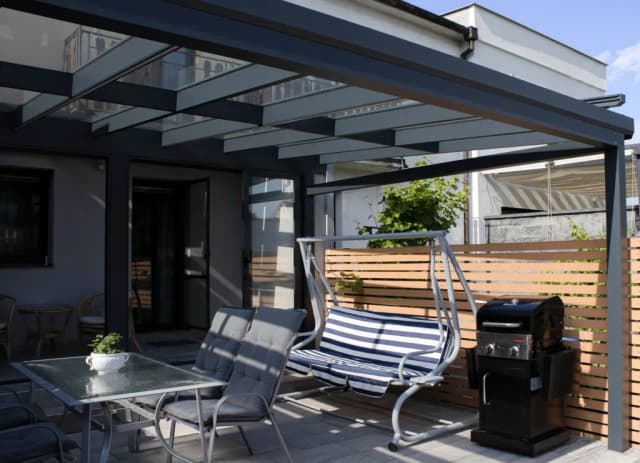 Renovace sezónní zimní zahrady - plánek