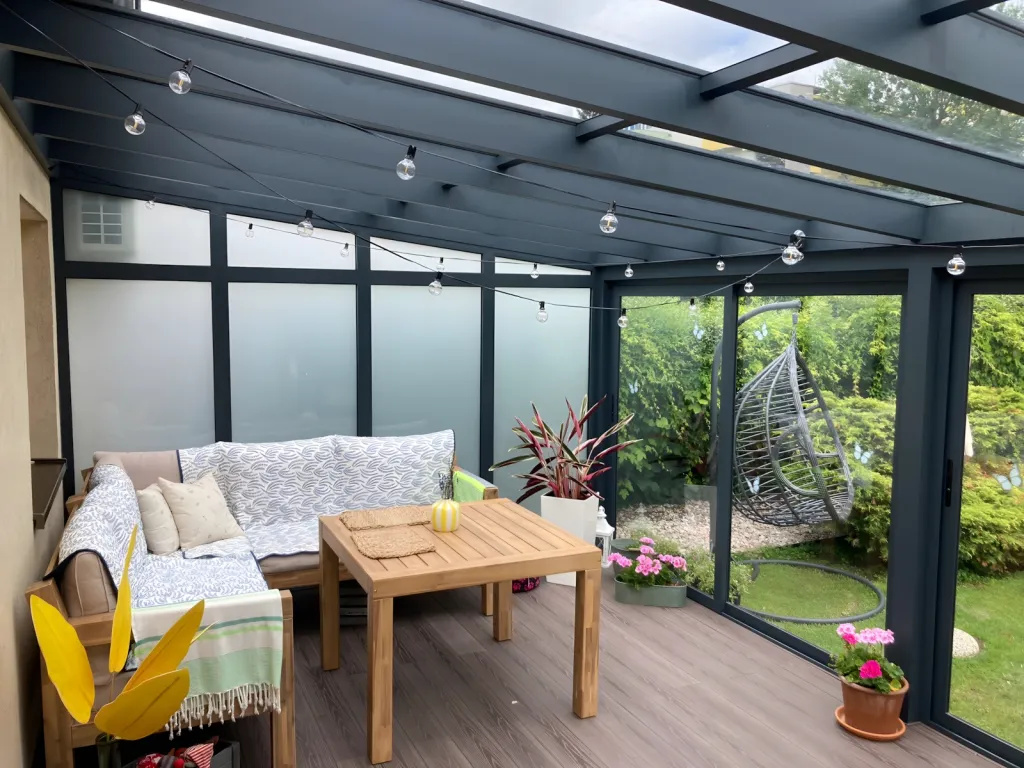 Realizace sezónní zimní zahrady